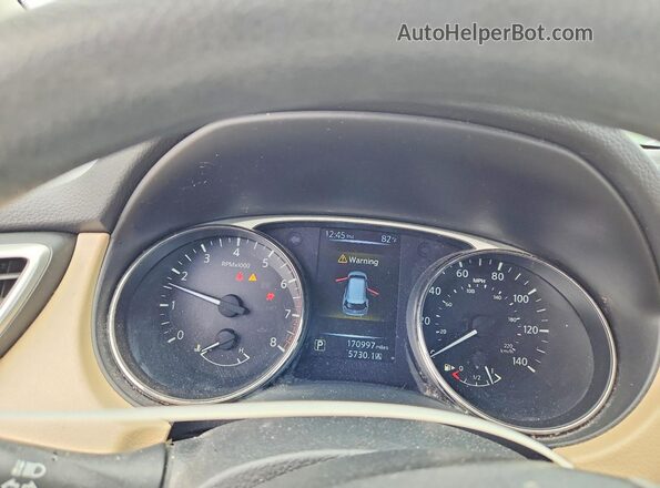 JN8AT2MT6GW024648 2016 NISSAN ROGUE Gray Vista del cuadro de instrumentos