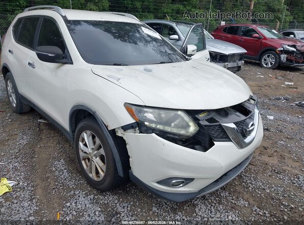 JN8AT2MT7GW004084 2016 NISSAN ROGUE White Front view