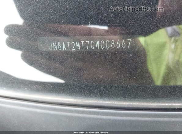 JN8AT2MT7GW008667 2016 NISSAN ROGUE Серый Вид подкапотного пространства