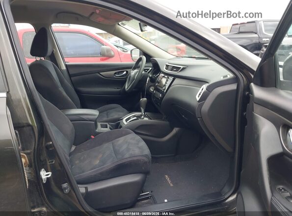 JN8AT2MT7GW008667 2016 NISSAN ROGUE Серый Вид салона спереди