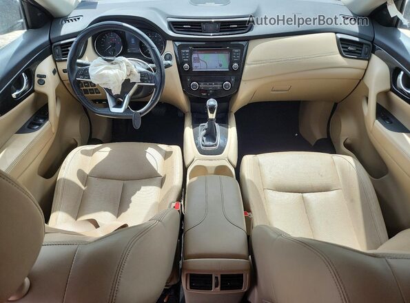JN8AT2MT7HW383721 2017 NISSAN ROGUE Gray Вид панелі приладів
