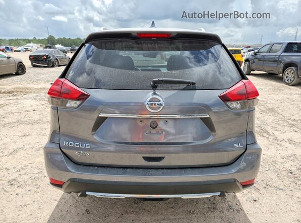 JN8AT2MT7HW383721 2017 NISSAN ROGUE Gray Вид ззаду