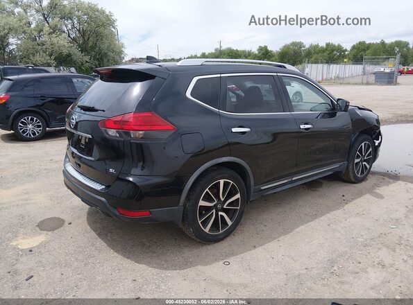 JN8AT2MT7HW403532 2017 NISSAN ROGUE Черный Задняя правая четверть