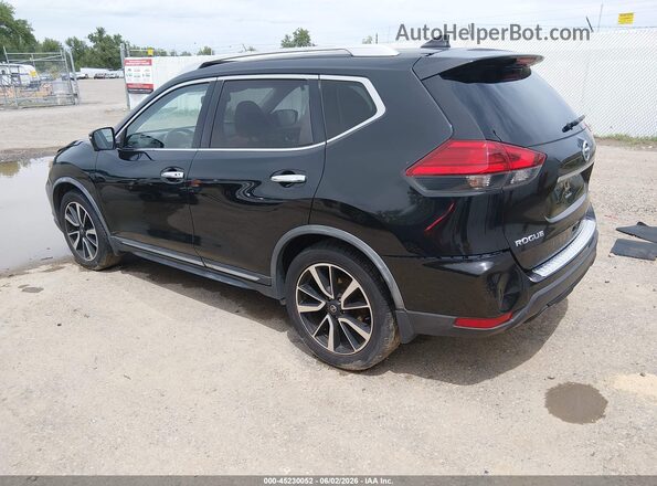 JN8AT2MT7HW403532 2017 NISSAN ROGUE Черный Задняя левая четверть