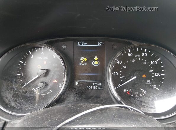 JN8AT2MT7HW403532 2017 NISSAN ROGUE Черный Вид задних сидений