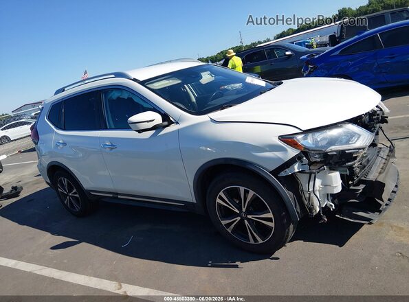 JN8AT2MT7JW466328 2018 NISSAN ROGUE Белый Панорамный вид салона 360°