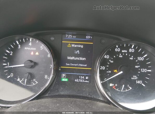 JN8AT2MT7LW011174 2020 NISSAN ROGUE Gray Հետևի նստատեղերի տեսք