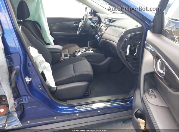 JN8AT2MT7LW032199 2020 NISSAN ROGUE Blue წინა სალონის ხედი