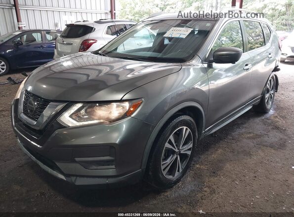 JN8AT2MT8KW500620 2019 NISSAN ROGUE Light Blue წინა მარცხენა ხედი სამი მეოთხედიდან