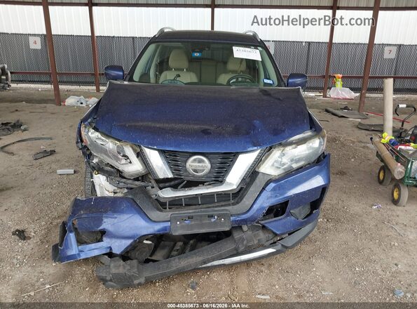 JN8AT2MT8LW001432 2020 NISSAN ROGUE Blue Instrument cluster view