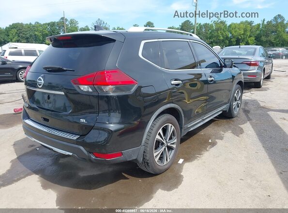 JN8AT2MT9HW145675 2017 NISSAN ROGUE Черный Задняя правая четверть