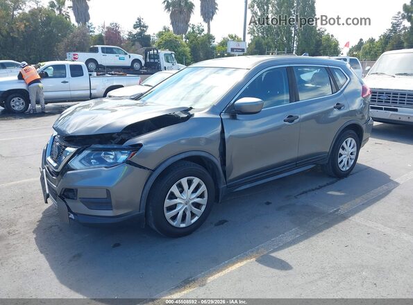 JN8AT2MT9JW459591 2018 NISSAN ROGUE Серый Передняя левая четверть