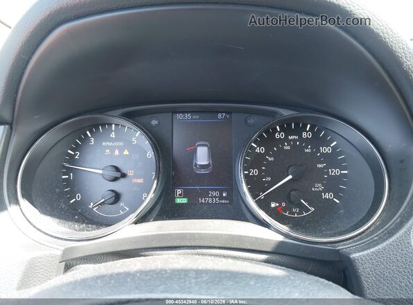 JN8AT2MT9JW490307 2018 NISSAN ROGUE Black Vista de los asientos traseros