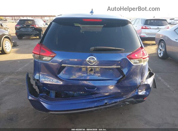 JN8AT2MTXHW135334 2017 NISSAN ROGUE Blue Front view