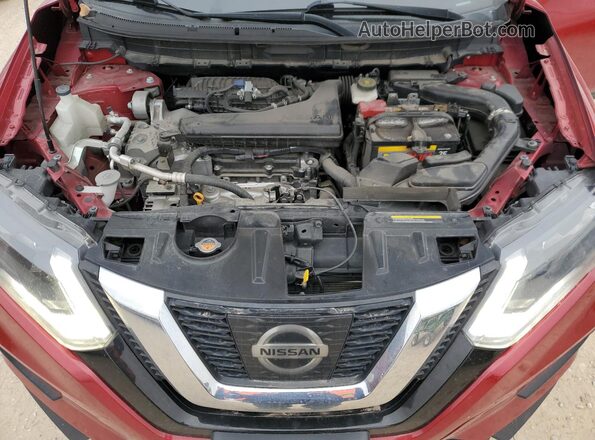 JN8AT2MTXHW405369 2017 NISSAN ROGUE Red Rear interior view