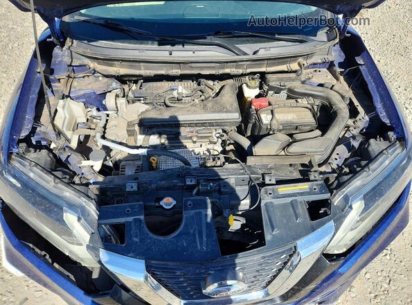 JN8AT2MV0HW011011 2017 NISSAN ROGUE Blue Շարժիչի բաժամունքի տեսք