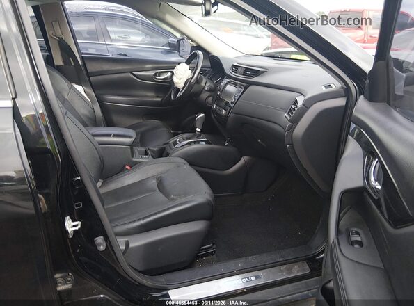 JN8AT2MV0HW250056 2017 NISSAN ROGUE Black Вид салону спереду