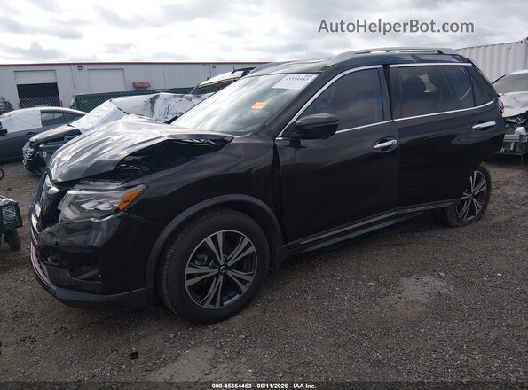 JN8AT2MV0HW250056 2017 NISSAN ROGUE Black Передня ліва чверть