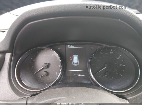 JN8AT2MV0HW250056 2017 NISSAN ROGUE Black Вид задніх сидінь