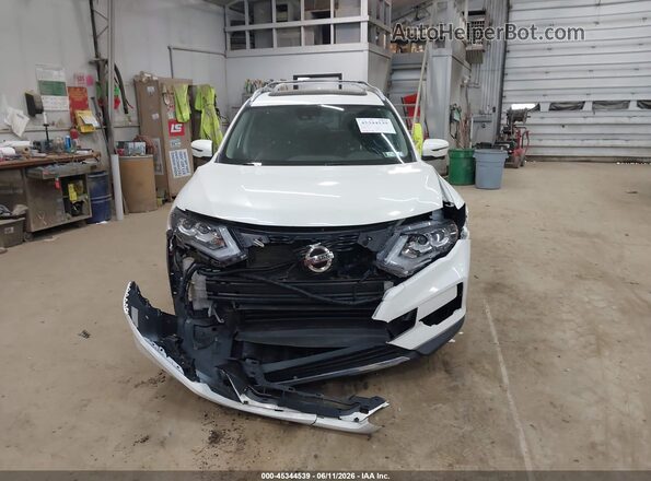 JN8AT2MV0JW306194 2018 NISSAN ROGUE White Вид щитка приладів