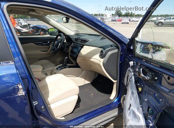 JN8AT2MV0JW308236 2018 NISSAN ROGUE Blue Սալոնի դիմացի տեսք