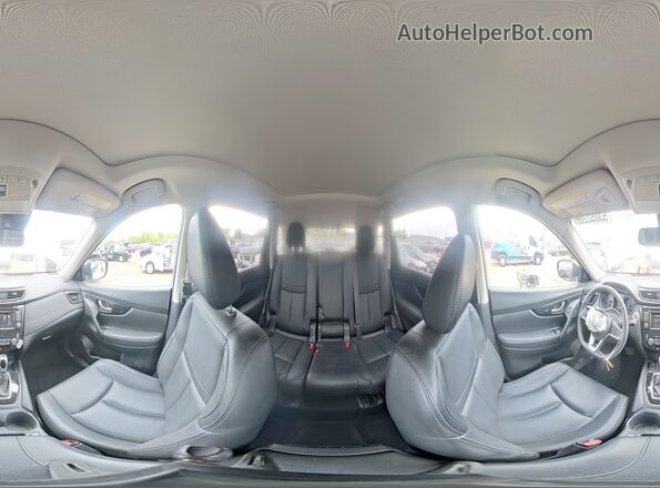 JN8AT2MV0JW324677 2018 NISSAN ROGUE White Панорамний вид салону 360°