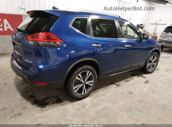 JN8AT2MV0KW387120 2019 NISSAN ROGUE Синий Задняя правая четверть