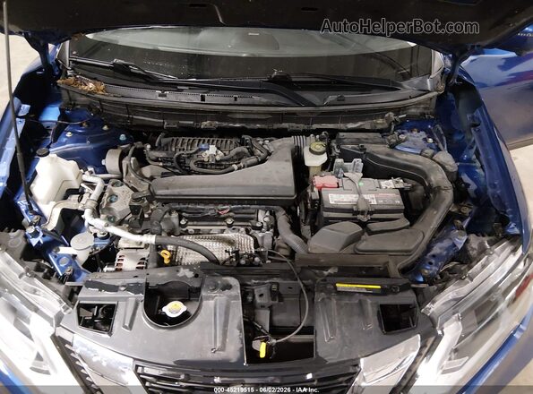JN8AT2MV0KW387120 2019 NISSAN ROGUE Синий Вид сзади