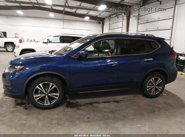 JN8AT2MV0KW387120 2019 NISSAN ROGUE Синий Панорамный вид салона 360°