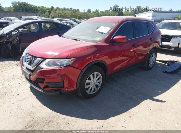 JN8AT2MV1HW265584 2017 NISSAN ROGUE Red Vista tres cuartos delantera izquierda