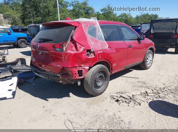 JN8AT2MV1HW265584 2017 NISSAN ROGUE Red Trasero derecho