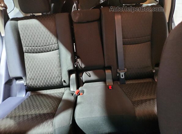 JN8AT2MV1JW347272 2018 NISSAN ROGUE Black Հետևի նստատեղերի տեսք