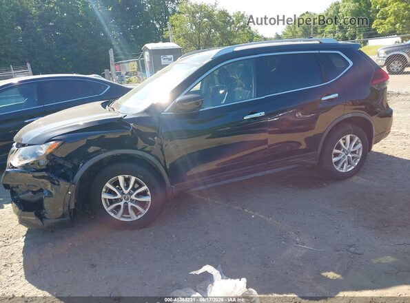 JN8AT2MV1JW351144 2018 NISSAN ROGUE Black წინა მარცხენა ხედი სამი მეოთხედიდან