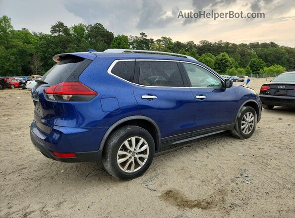 JN8AT2MV1KW371153 2019 NISSAN ROGUE Blue Задня права чверть