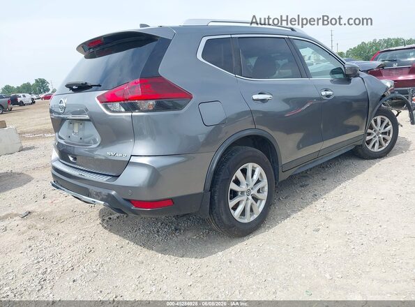 JN8AT2MV1KW386882 2019 NISSAN ROGUE Gray უკანა მარჯვენა