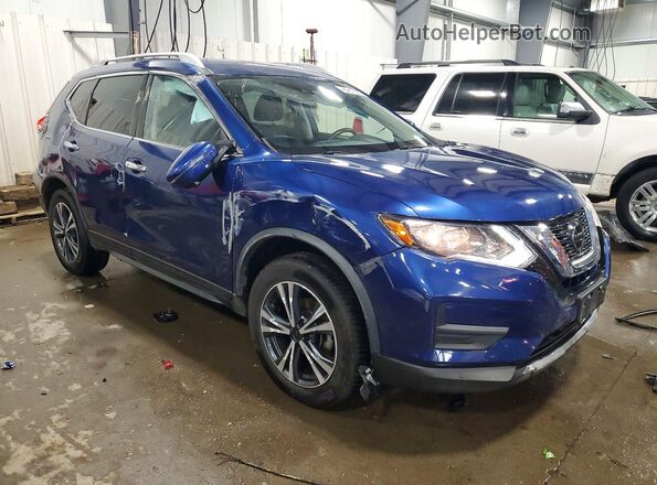 JN8AT2MV1LW144398 2020 NISSAN ROGUE Blue Առջևի աջ