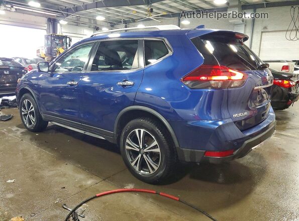 JN8AT2MV1LW144398 2020 NISSAN ROGUE Blue Հետևի ձախ