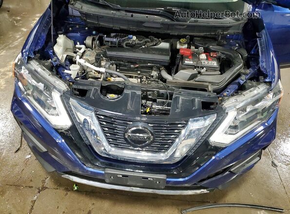 JN8AT2MV1LW144398 2020 NISSAN ROGUE Blue Շարժիչի բաժամունքի տեսք