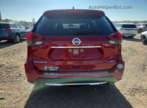 JN8AT2MV2HW001340 2017 NISSAN ROGUE Red Rear view