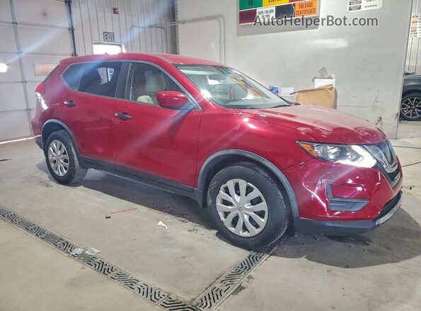 JN8AT2MV2HW278795 2017 NISSAN ROGUE Red 