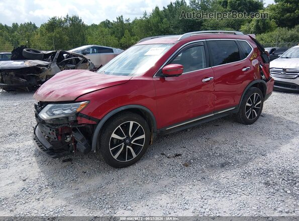 JN8AT2MV2HW278912 2017 NISSAN ROGUE Red Передня ліва чверть