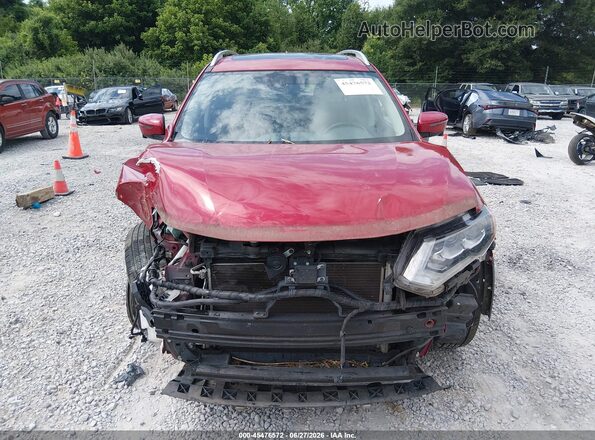 JN8AT2MV2HW278912 2017 NISSAN ROGUE Red Вид спереду