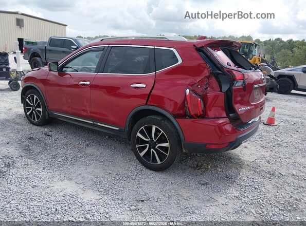 JN8AT2MV2HW278912 2017 NISSAN ROGUE Red Задня ліва чверть