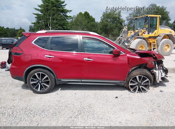 JN8AT2MV2HW278912 2017 NISSAN ROGUE Red Вид щитка приладів