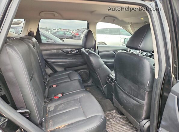 JN8AT2MV2HW280725 2017 NISSAN ROGUE Black Rear seats view