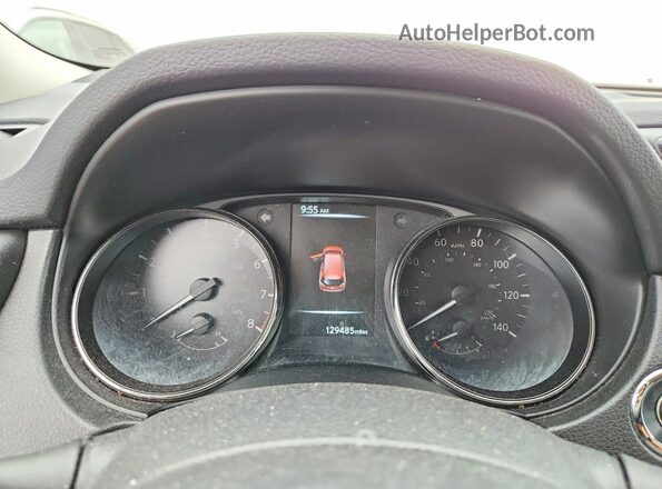 JN8AT2MV2HW280725 2017 NISSAN ROGUE Black Instrument cluster view