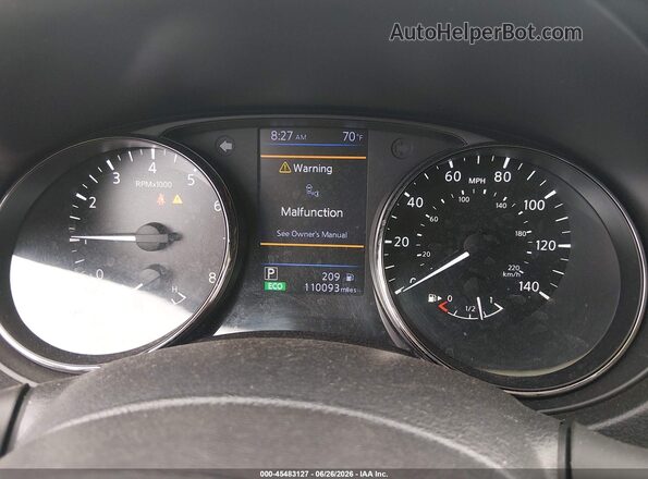 JN8AT2MV2JW308464 2018 NISSAN ROGUE Silver Vista de los asientos traseros