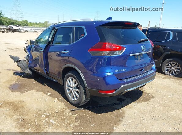 JN8AT2MV2JW347135 2018 NISSAN ROGUE Blue Tył lewy