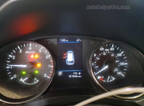 JN8AT2MV2JW348866 2018 NISSAN ROGUE Black Instrument cluster view