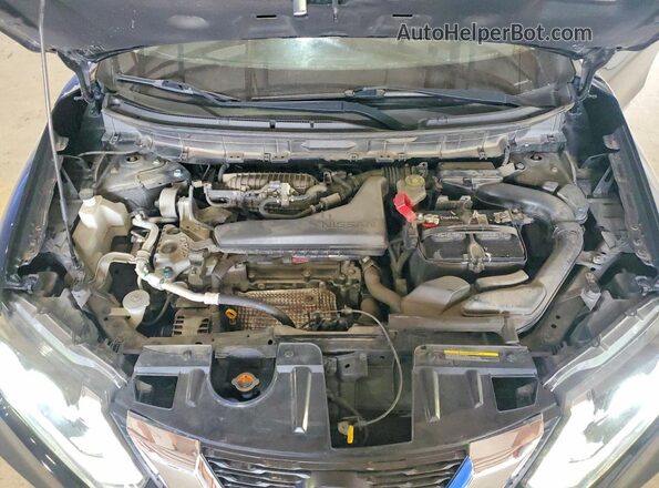 JN8AT2MV2JW348866 2018 NISSAN ROGUE Black Engine compartment view
